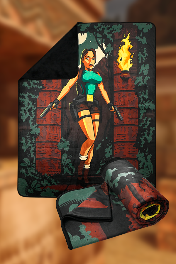 Tomb Raider Lara Croft’s Debut Blanket