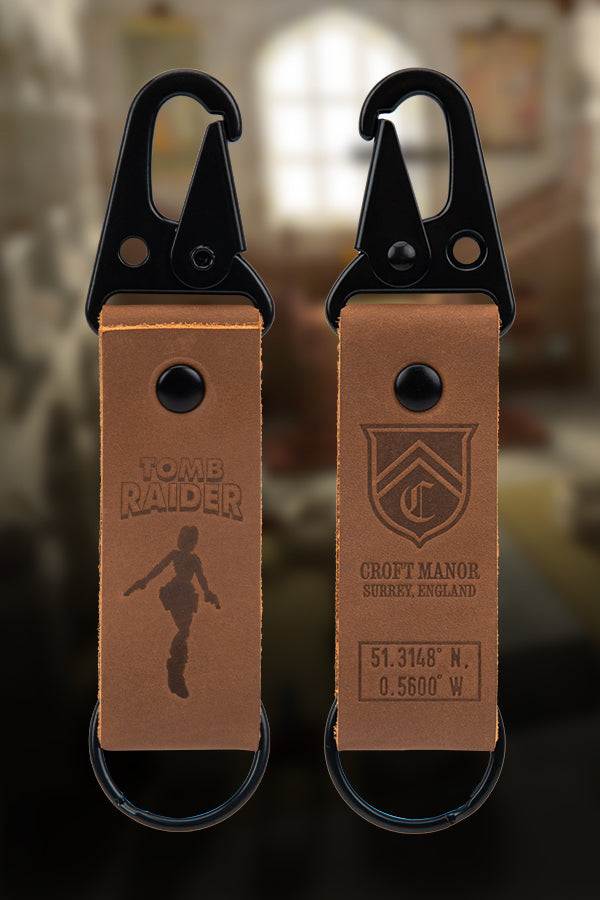 Tomb Raider Croft Manor Keychain