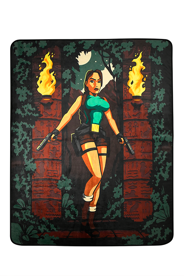 Tomb Raider Lara Croft’s Debut Blanket
