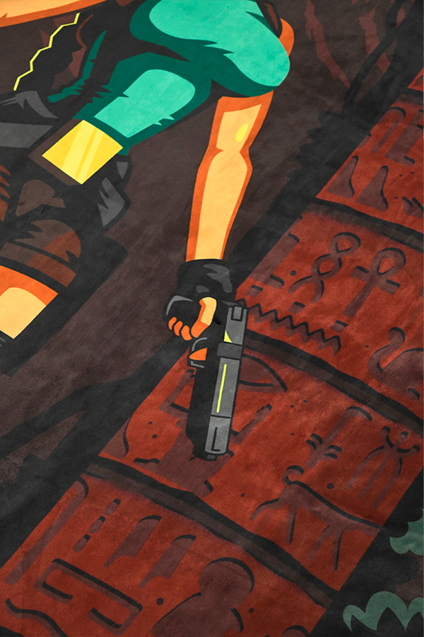 Tomb Raider Lara Croft’s Debut Blanket