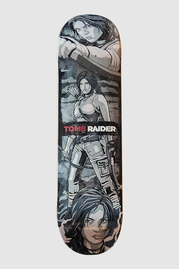 Tomb Raider Survivor Skate Deck