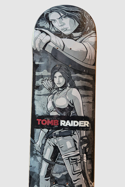 Tomb Raider Survivor Skate Deck