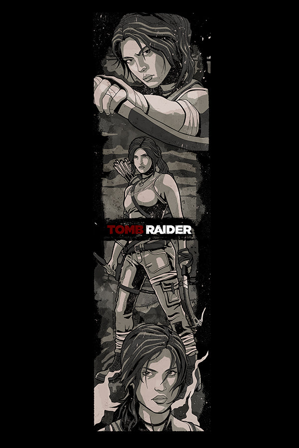 Tomb Raider Survivor Skate Deck