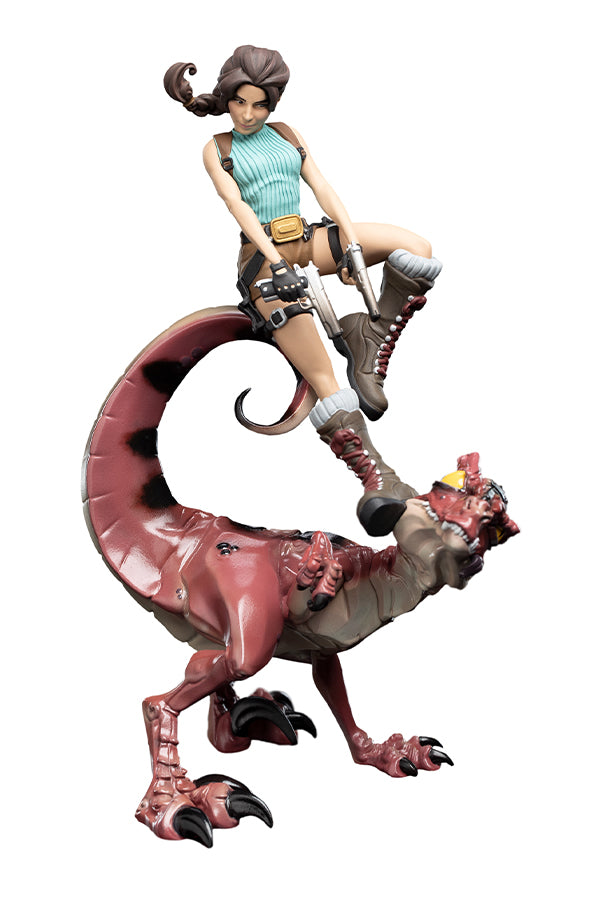 Tomb Raider Lara Croft and Raptor Mini Epic Figure
