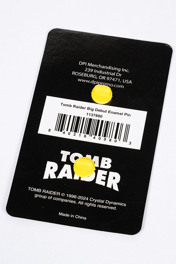 Tomb Raider Big Debut Enamel Pin