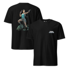 Legacy of Atlantis Lara Croft (Back) - Black T-Shirt