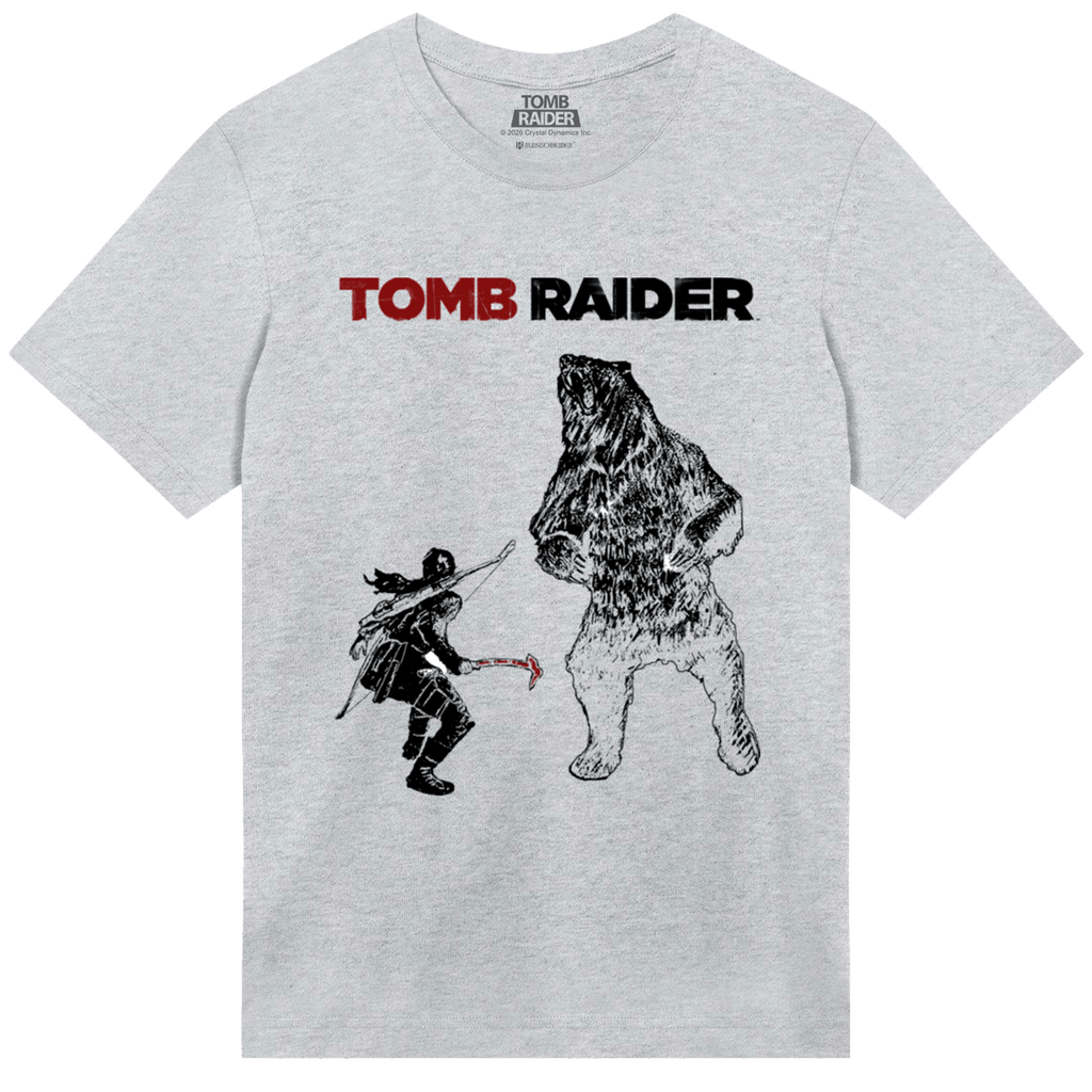 Lara vs Bear - Regular Tee (Grey)