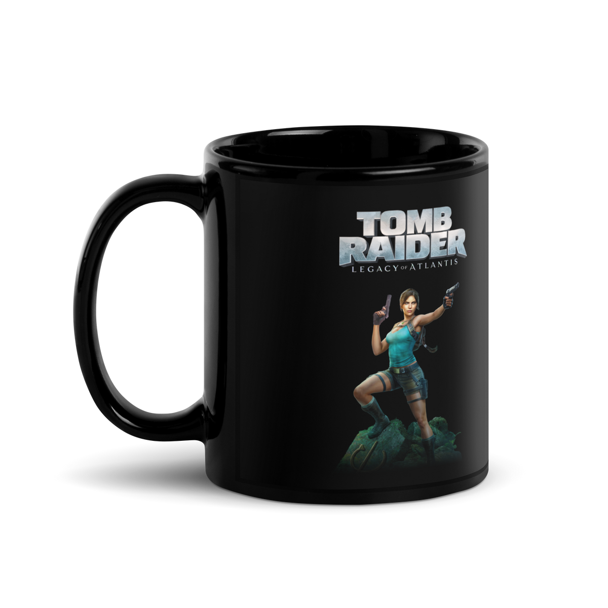 Legacy of Atlantis Lara Croft Coffee Mug - Black