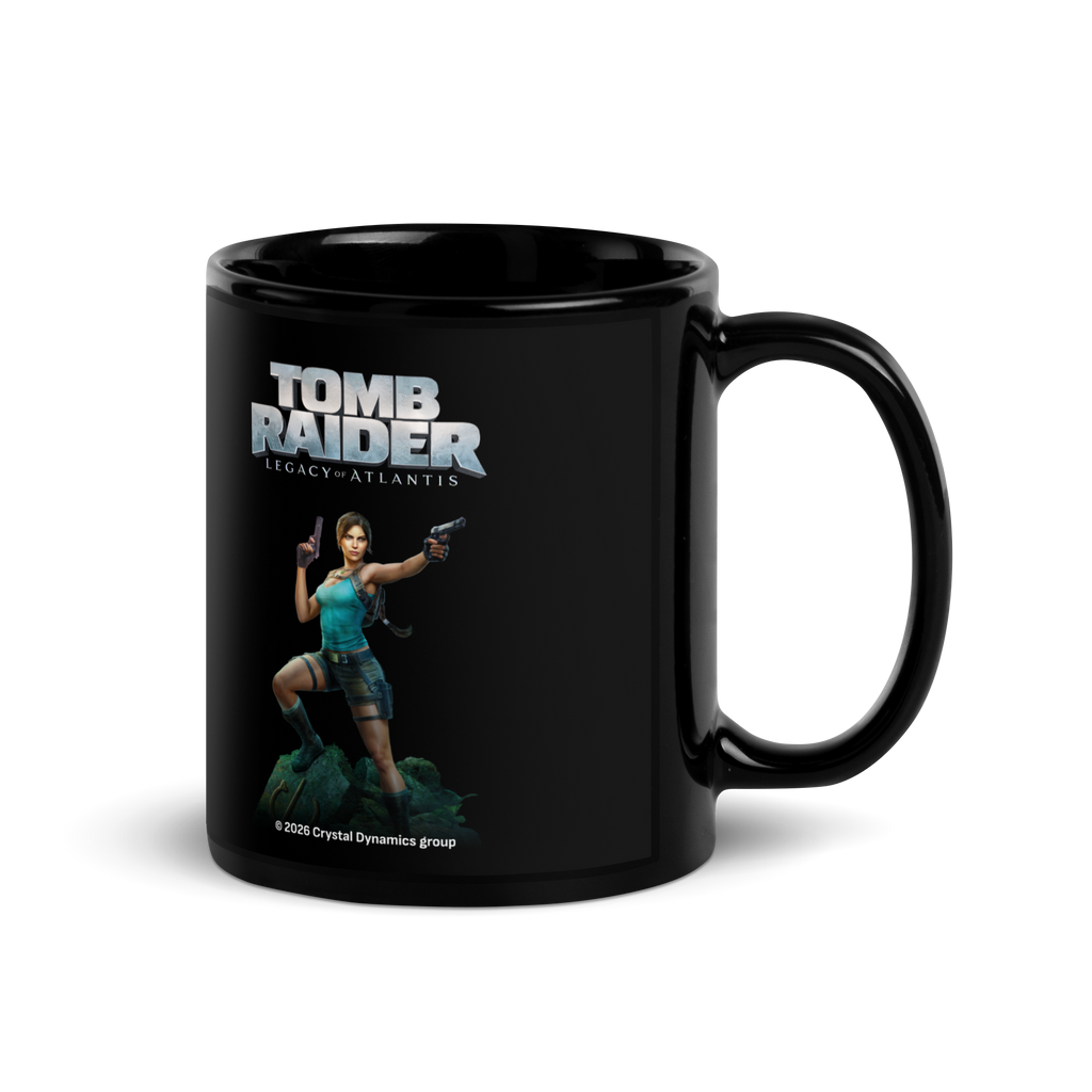 Legacy of Atlantis Lara Croft Coffee Mug - Black