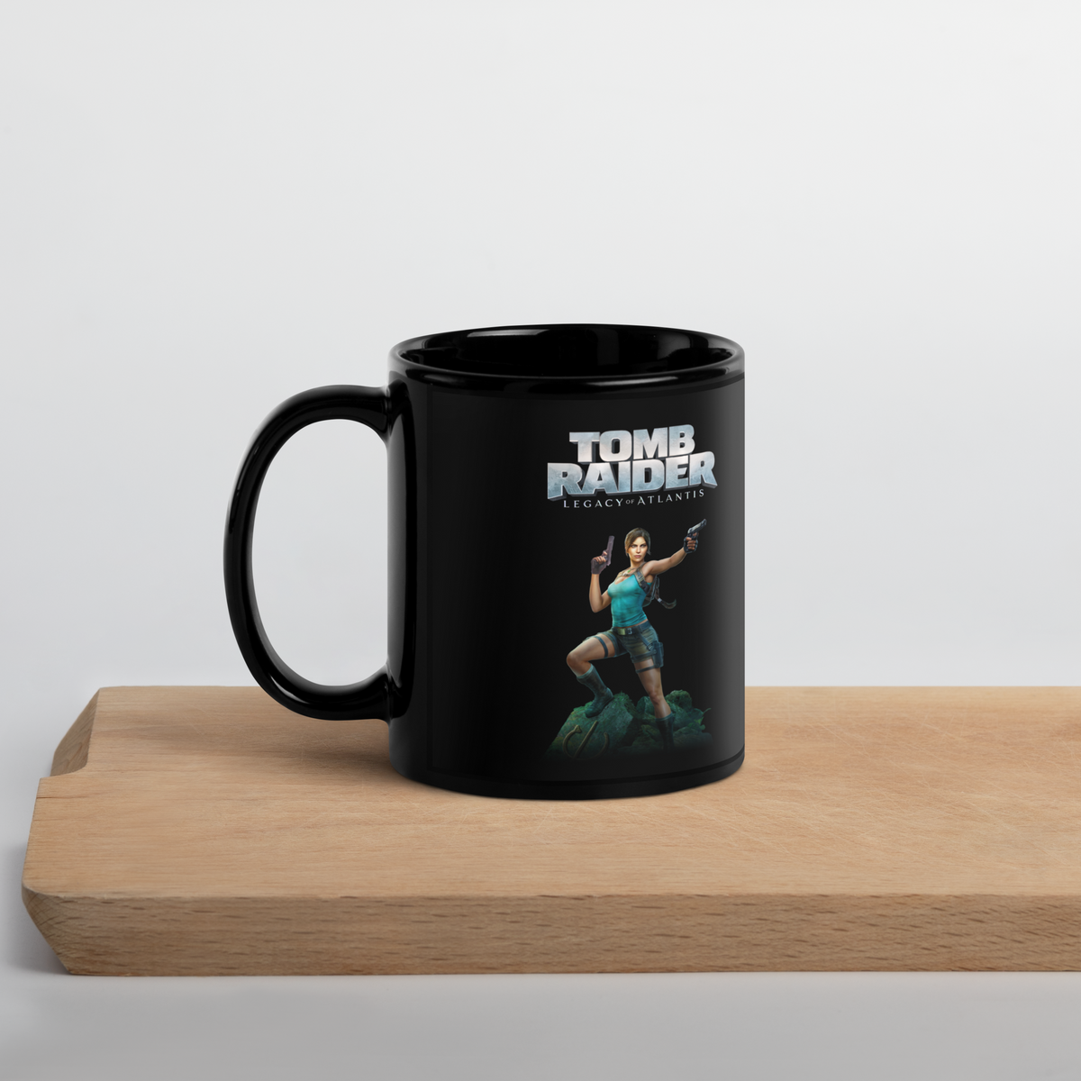 Legacy of Atlantis Lara Croft Coffee Mug - Black