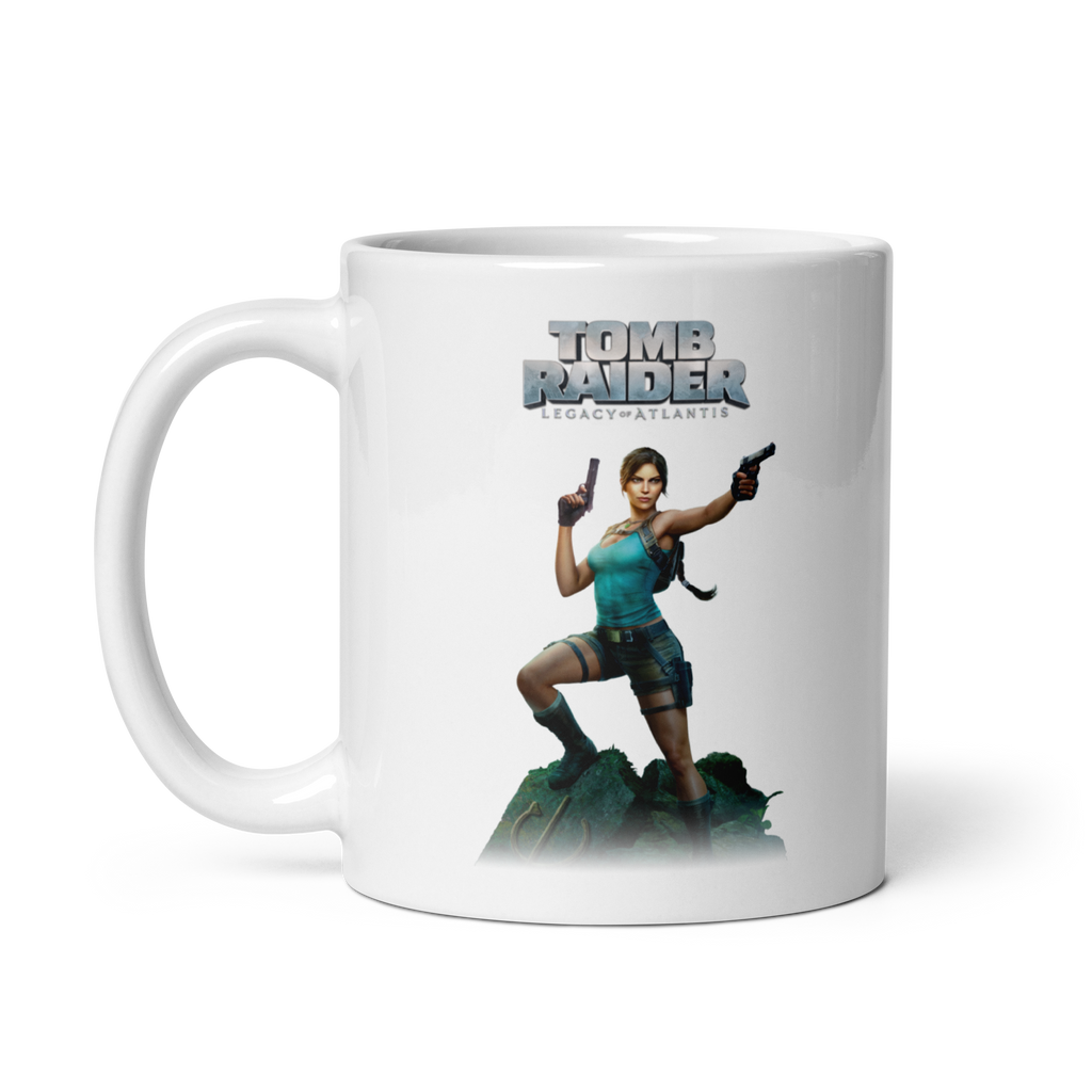 Legacy of Atlantis Lara Croft Coffee Mug - White