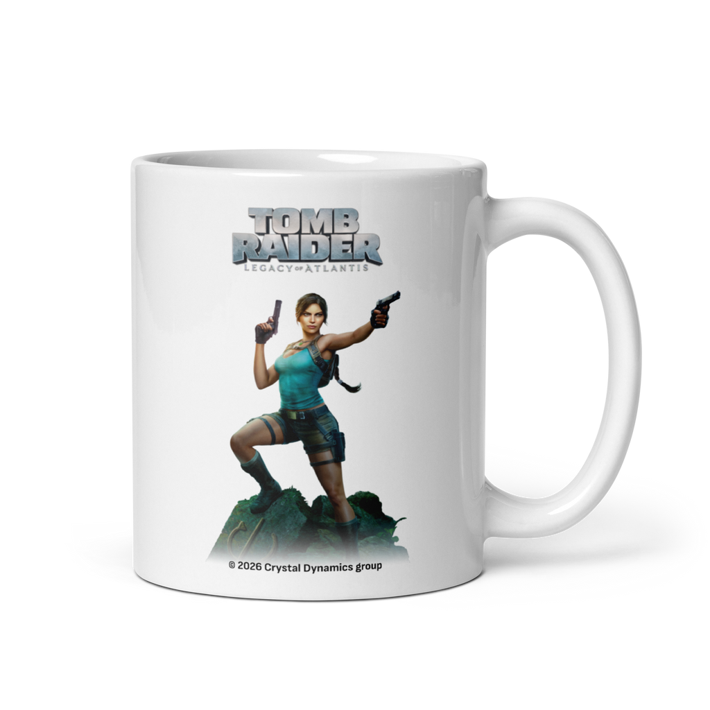 Legacy of Atlantis Lara Croft Coffee Mug - White