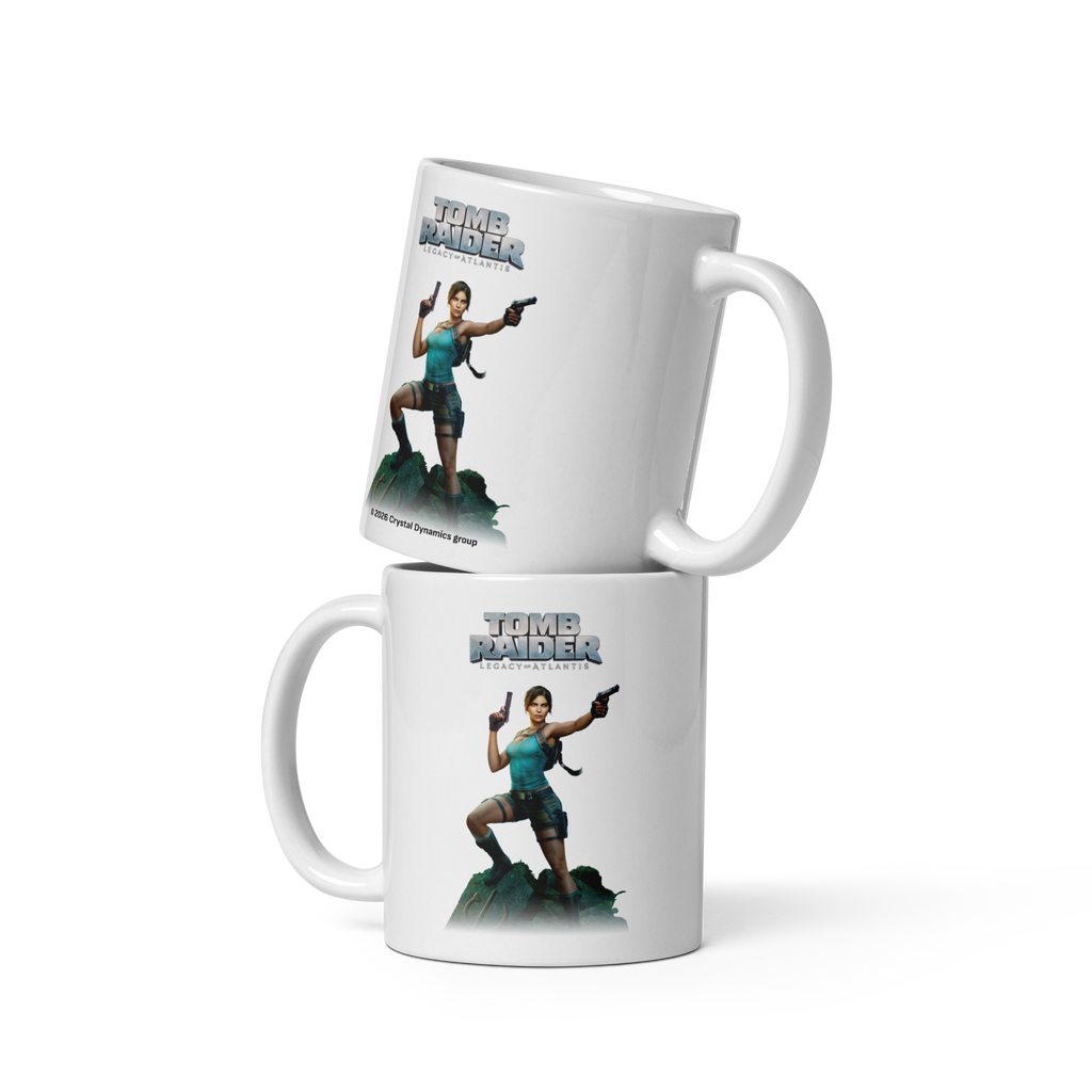 Legacy of Atlantis Lara Croft Coffee Mug - White