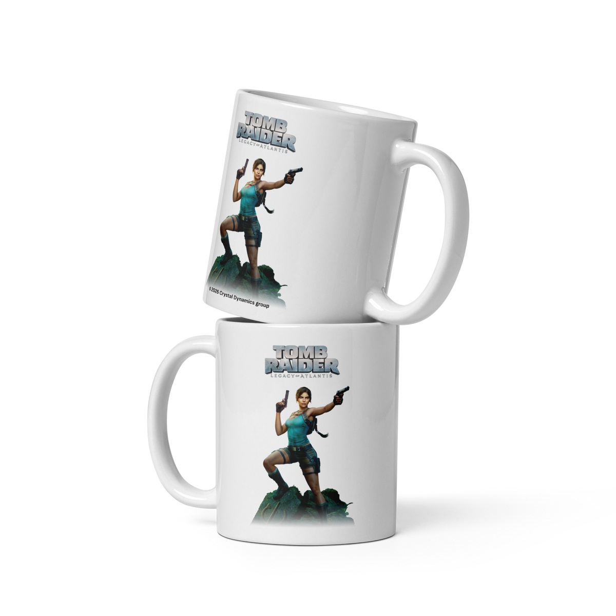 Legacy of Atlantis Lara Croft Coffee Mug - White