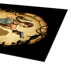 Lara 30th Polygonal History Metal Print