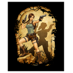 Lara 30th Polygonal History Metal Print