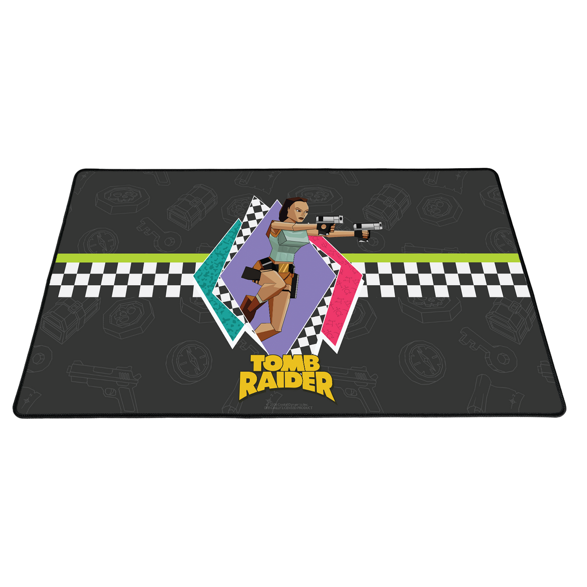 Tomb Raider Retro Throwback Playmat