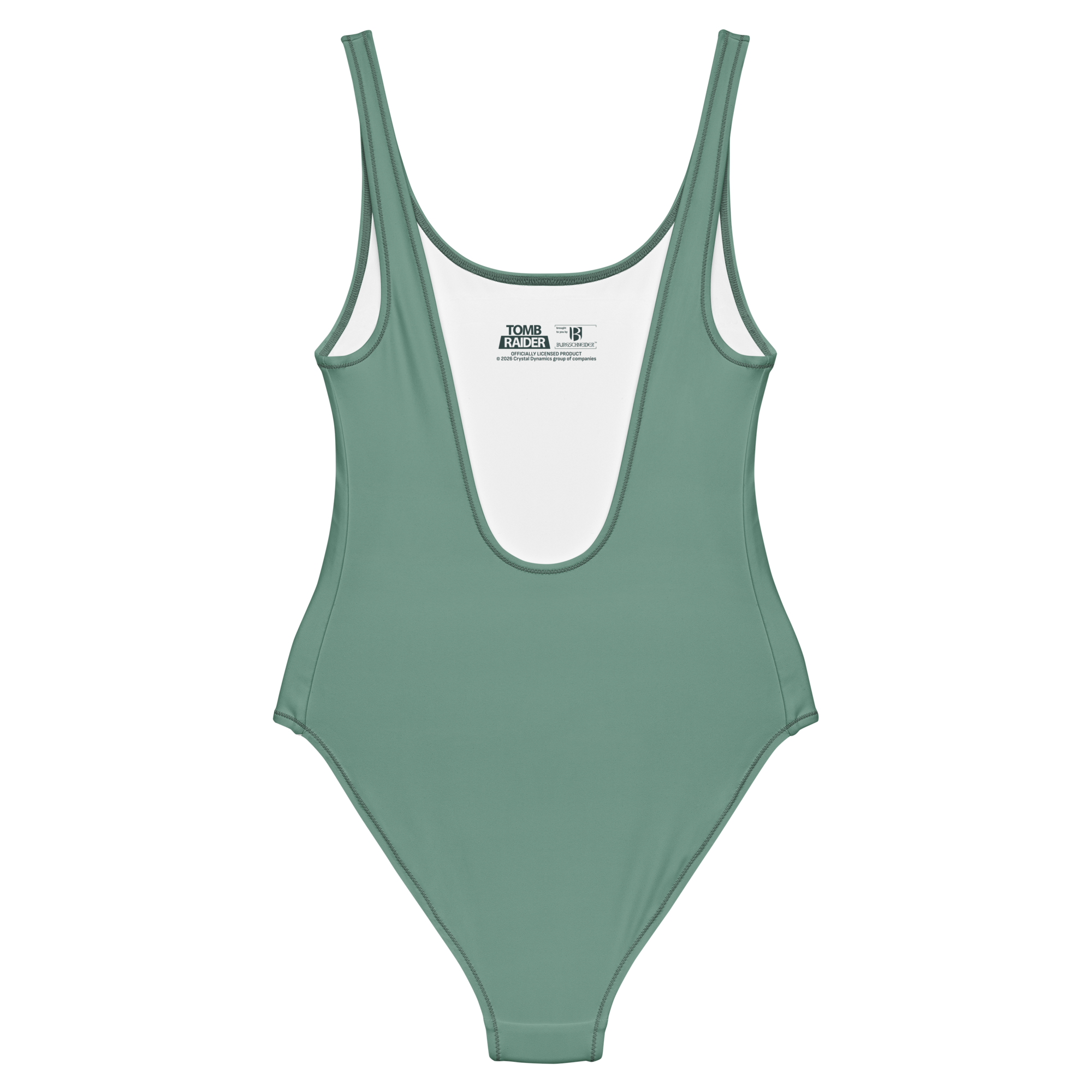 Tomb Raider 30th Anniversary Classic Teal One-Piece Bathing Suit