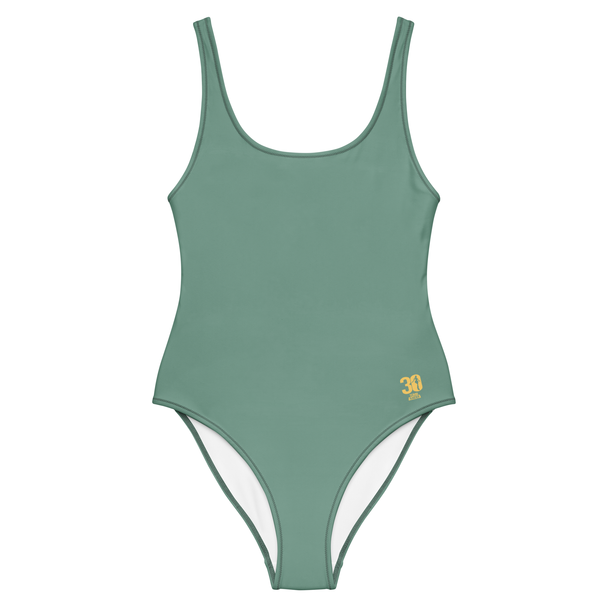 Tomb Raider 30th Anniversary Classic Teal One-Piece Bathing Suit
