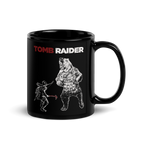 Tomb Raider Lara vs Bear Coffee Mug - Black