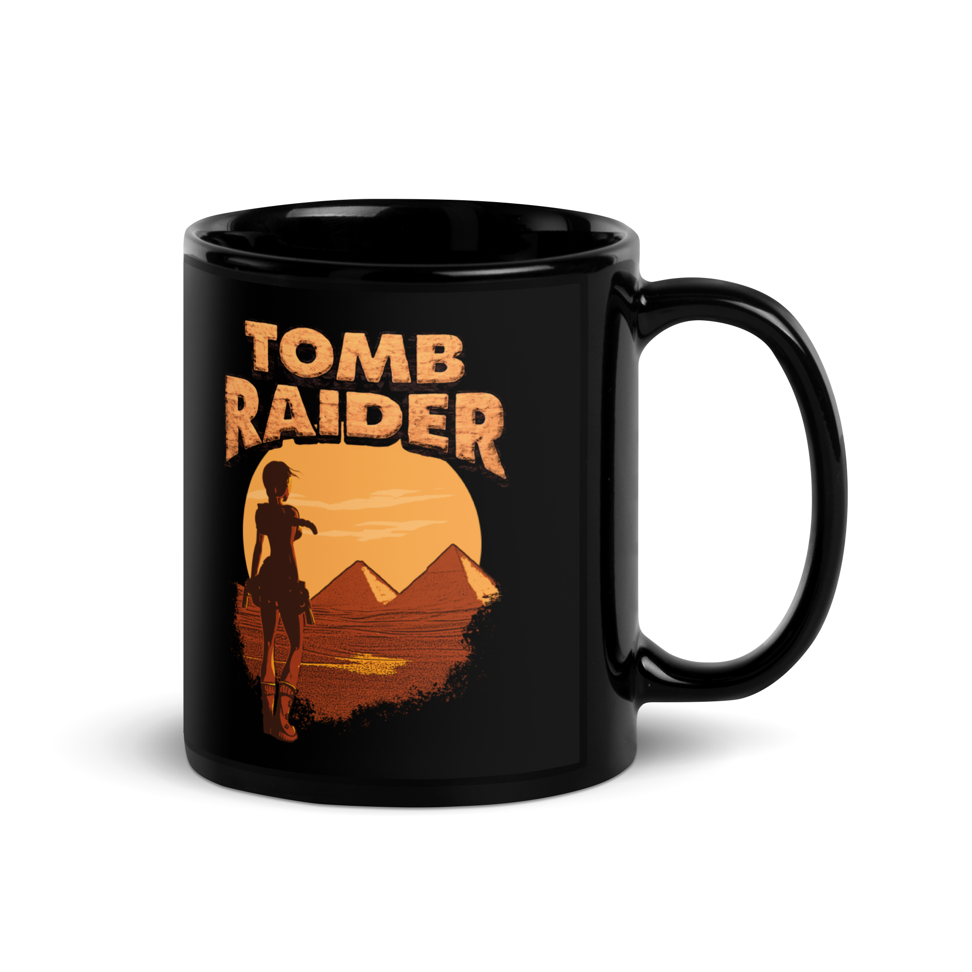 Tomb Raider From Giza with Love Coffee Mug - Black