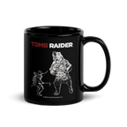 Tomb Raider Lara vs Bear Coffee Mug - Black