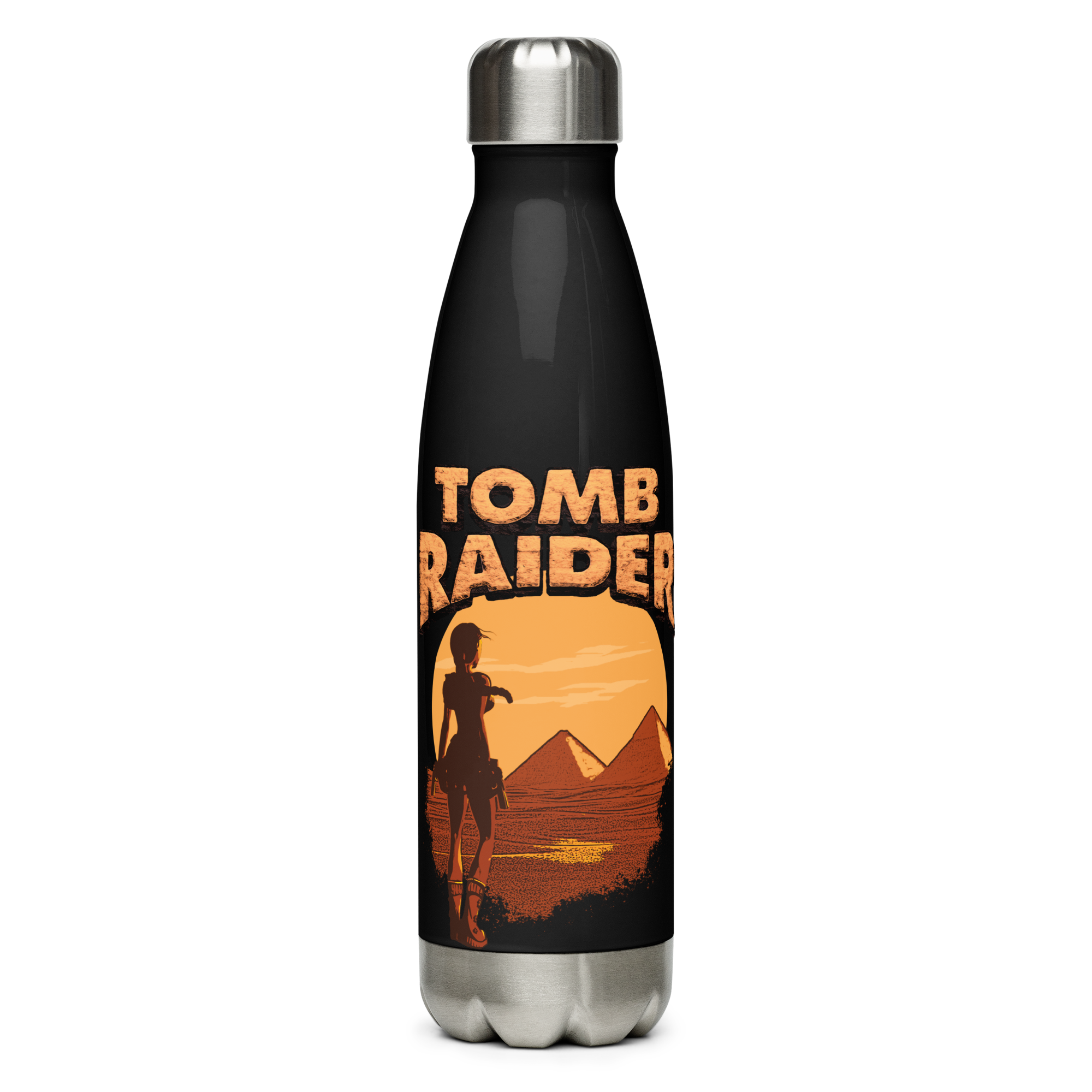 Tomb Raider From Giza with Love Stainless steel water bottle