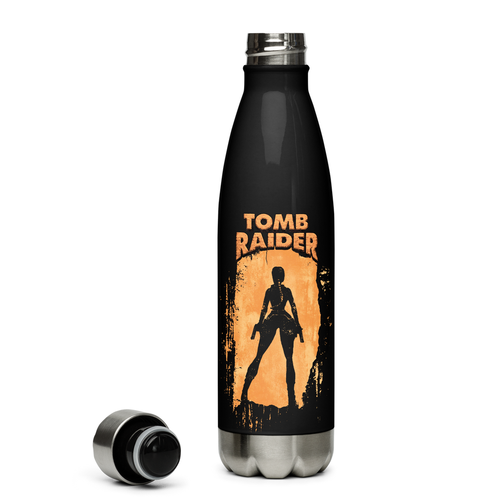 Tomb Raider Adventure Begins Stainless steel water bottle