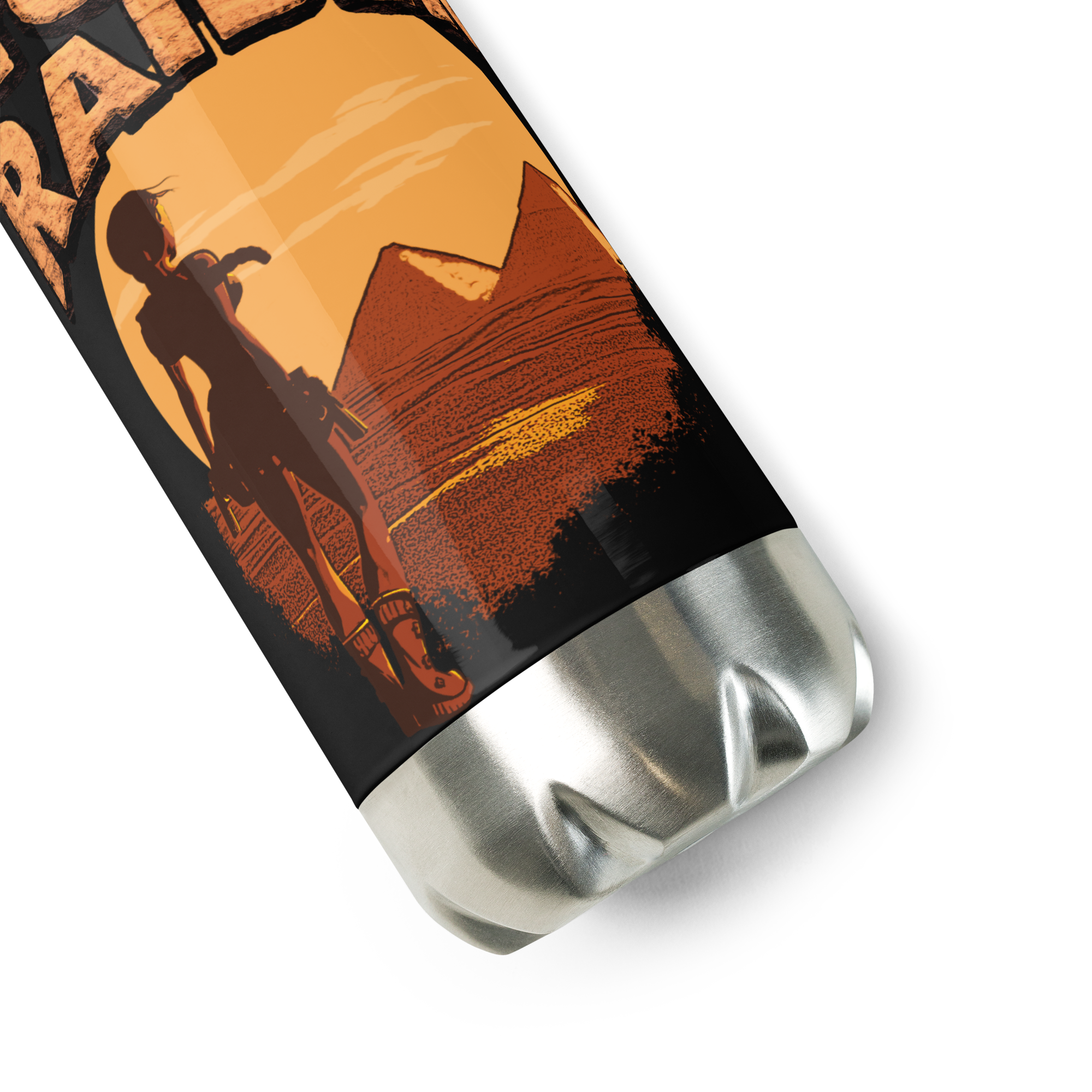Tomb Raider From Giza with Love Stainless steel water bottle