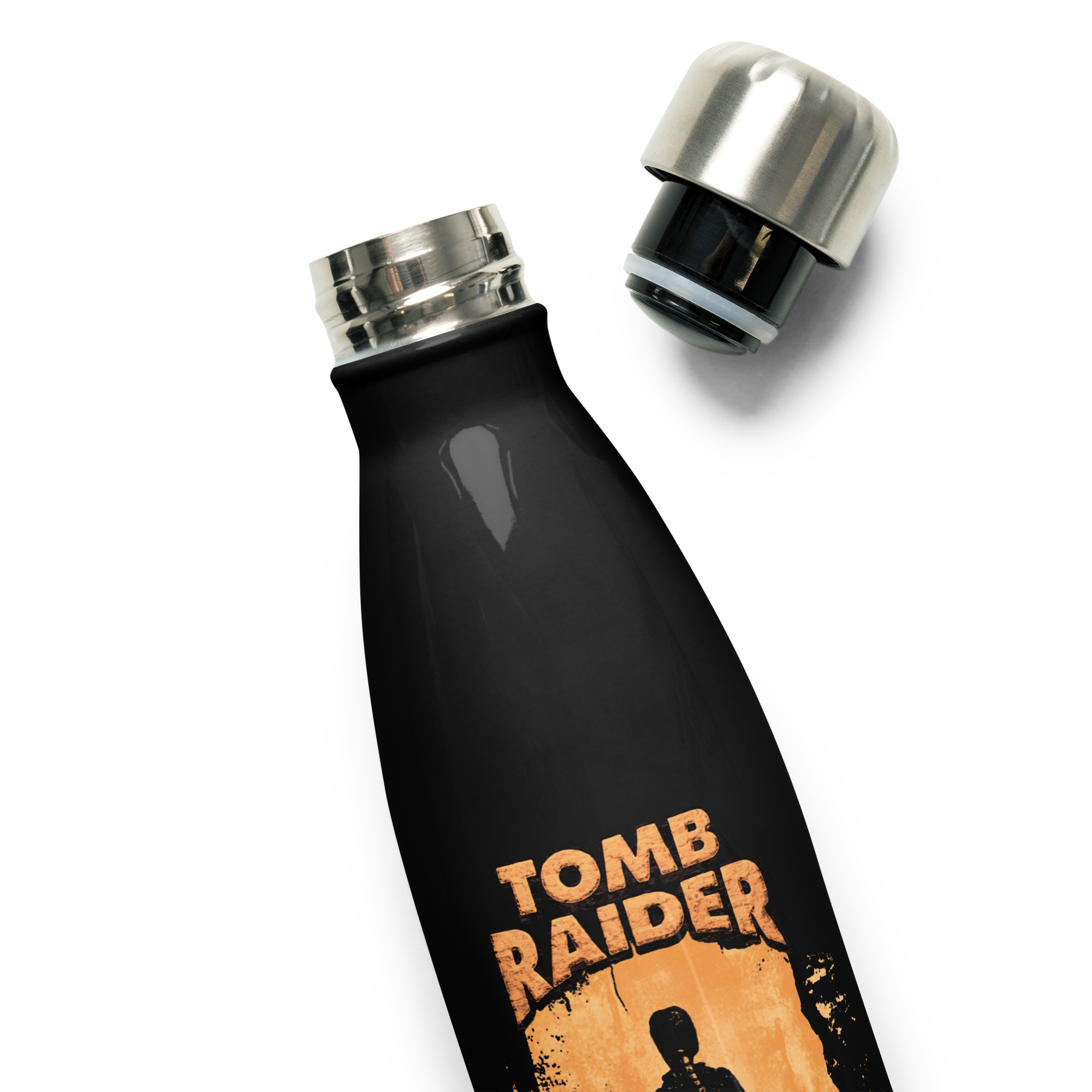 Tomb Raider Adventure Begins Stainless steel water bottle