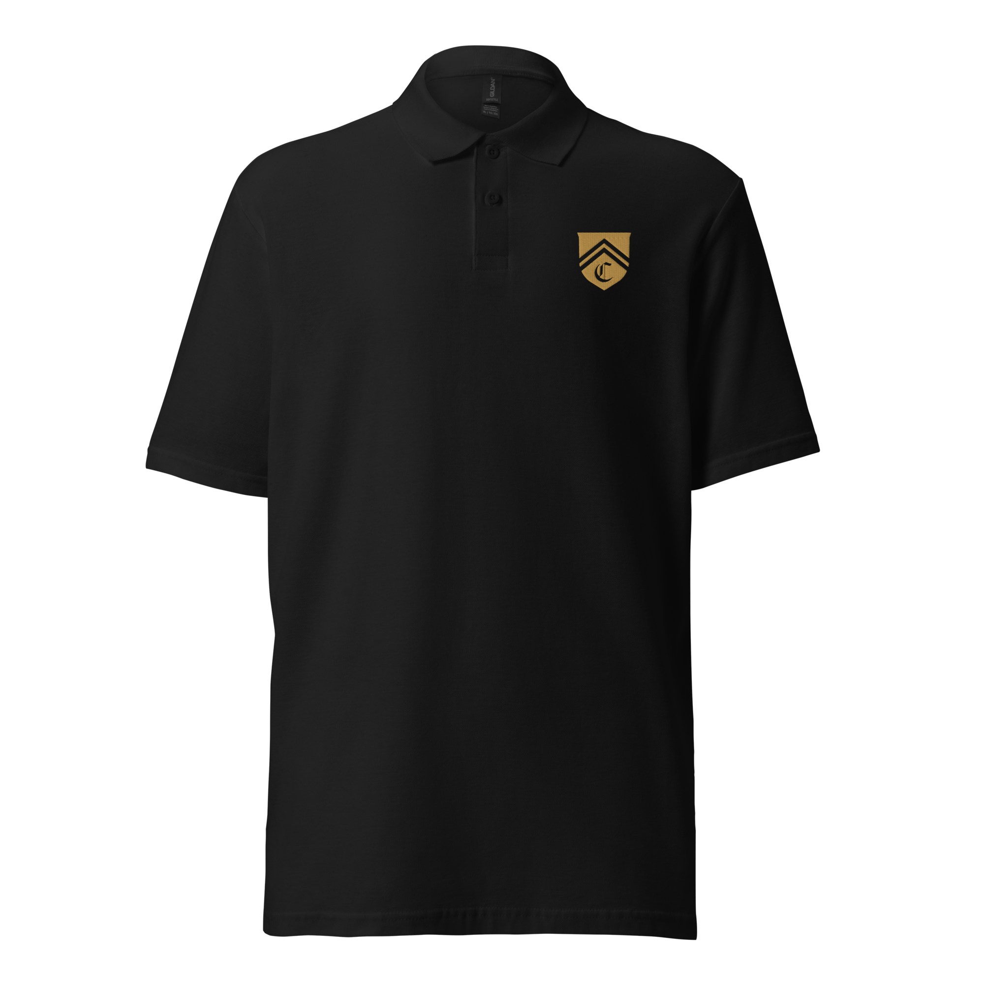 Croft Family Crest embroidered polo shirt