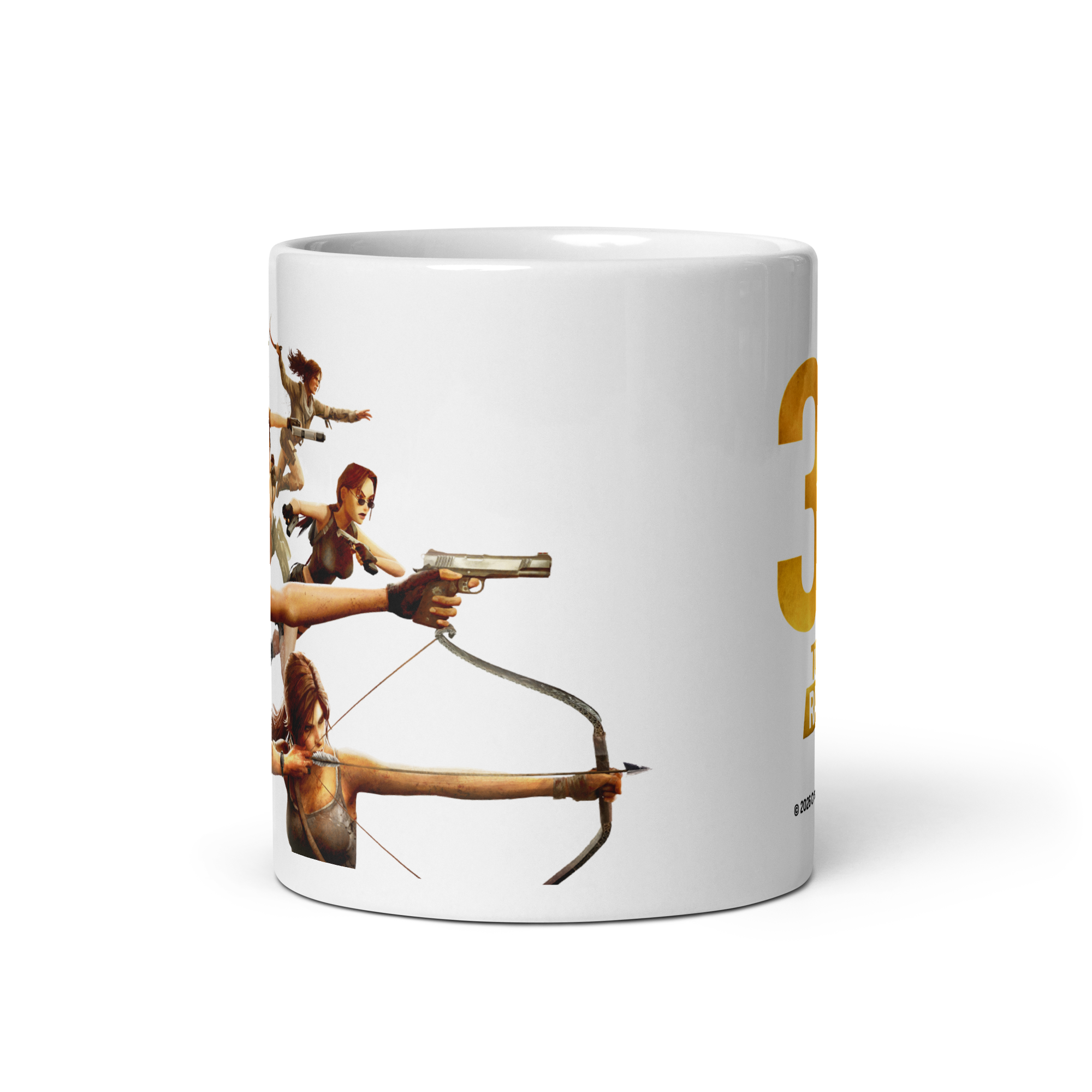 Tomb Raider 30th Anniversary Coffee Mug - white