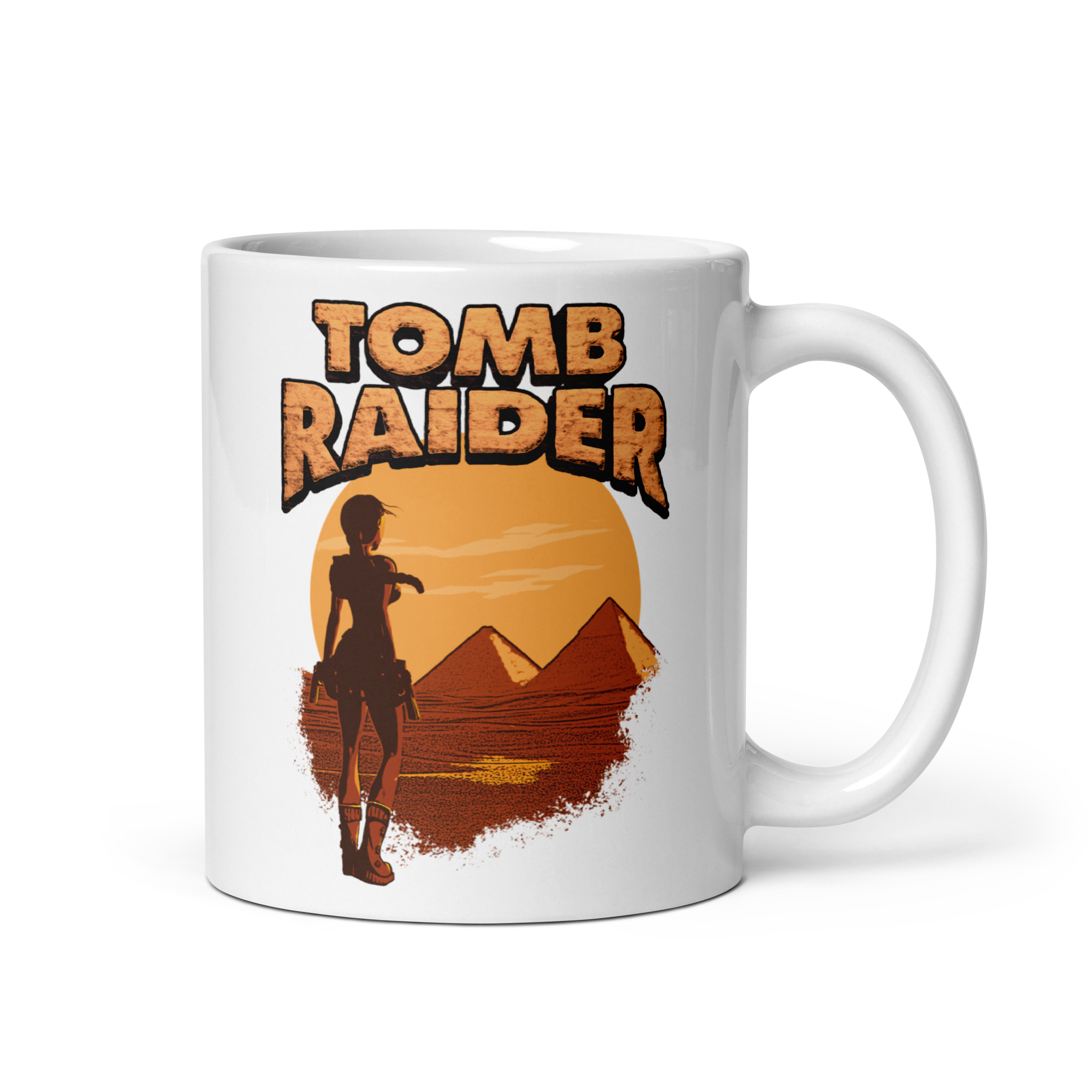 Tomb Raider From Giza with Love Coffee Mug - White