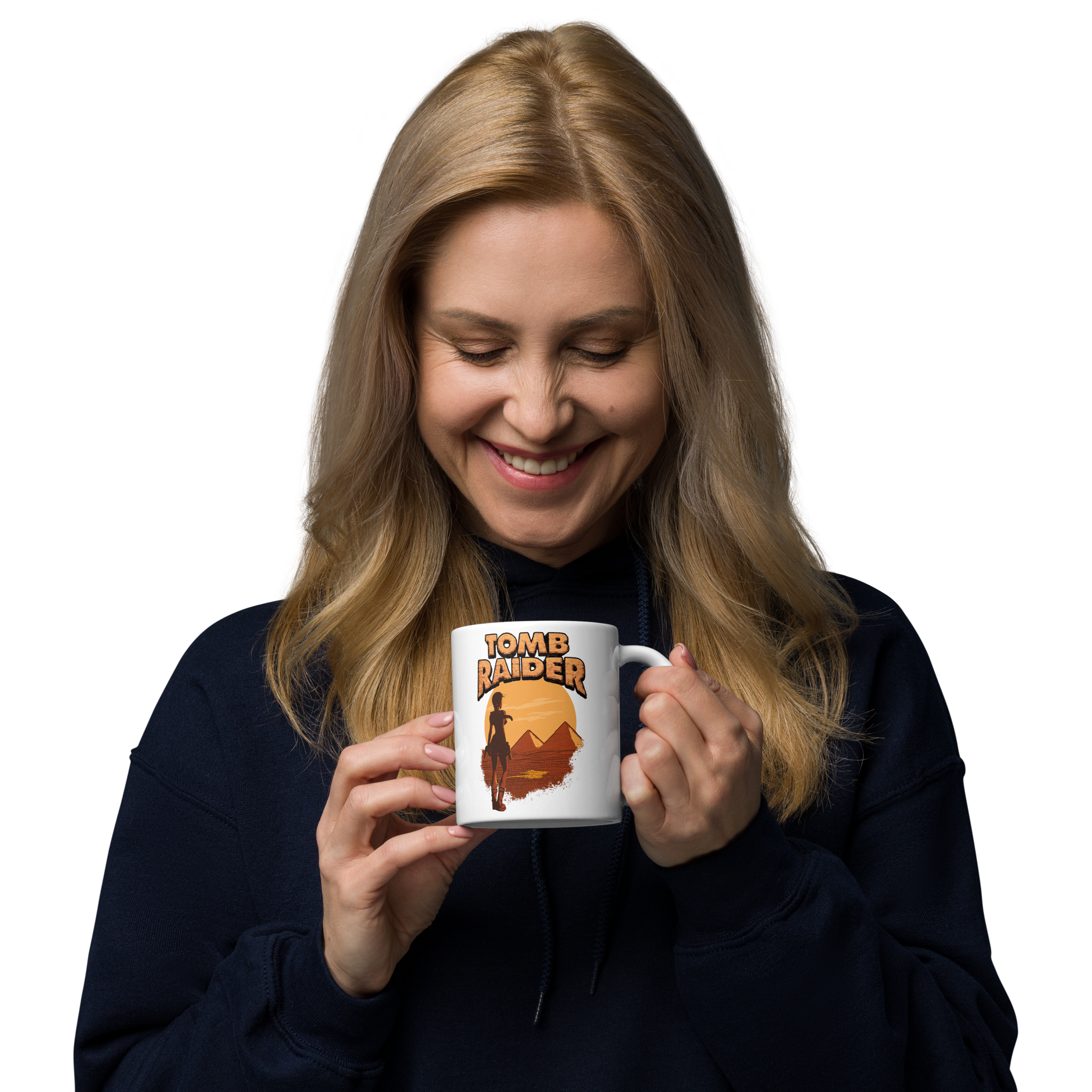 Tomb Raider From Giza with Love Coffee Mug - White